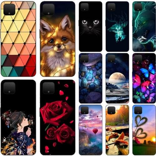 Cartoon Flower Cute Print Soft TPU Phone Case Cover For Google Pixel 4 4XL 3 3XL 3A 3AXL 4 3 XL Lite Fundas Phone Case Cover