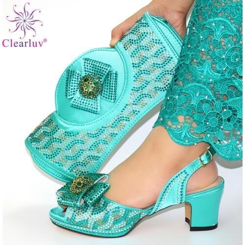 New African Shoes and Bag Set for Party Italian Women Shoes and Bag Set In Italy Nigerian Shoes and Matching Bags for Wedding