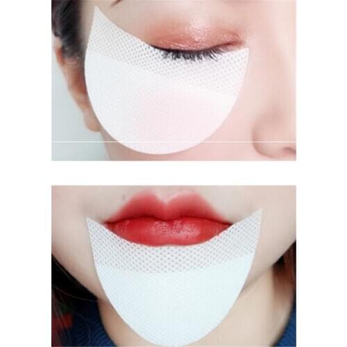 New 50pack/lot 100 pcs Eyeshadow Shields Under Eye Patches Disposable Eye Shadow Makeup Protector Stickers Pads Eyes