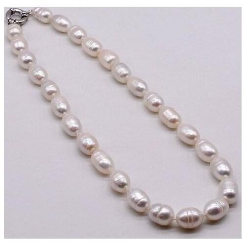 New Arrival Favorite Pearl Jewelry White Color Natural Baroque Real Freshwater Pearl Necklace For Women Gift Hot Sale
