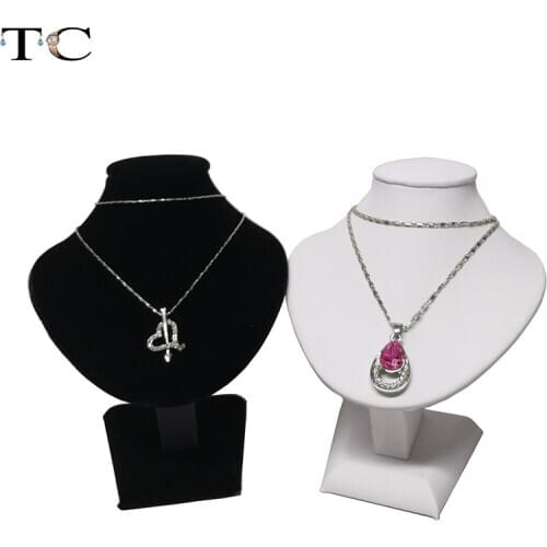 Necklace Display Stand Pendant Showing Rack Jewelry Display Organizer Mini Necklace Holder Display Bust Ornament Holder