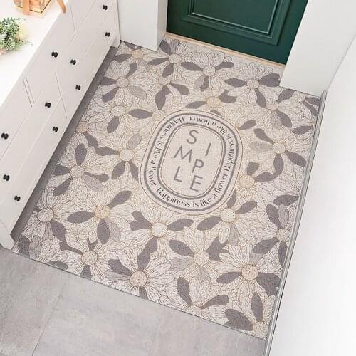 Durable PVC Entrance Door Mat Carpet Home Doormat Cuttable Living Room Mat Kitchen Mat Bath Mat Anti-slip Mat Custom Mat Carpet