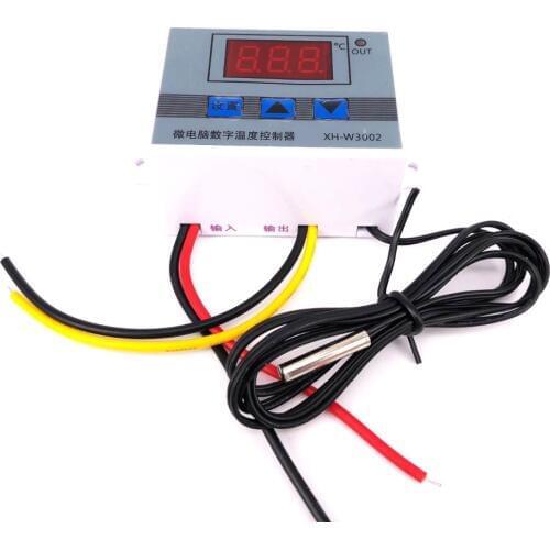 12V 24V 220V Professional W3002 Digital LED Temperature Controller 10A Thermostat Regulator XH-3002
