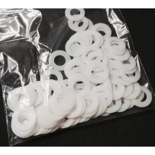 ID 12.8 13 14 14.5 15 15.5 16 16.5 17 18 19 20 20.5 24 25 28 32 MM 100x PTFE Shim Flat Washers Ring Spacer Gasket Heat-resistant