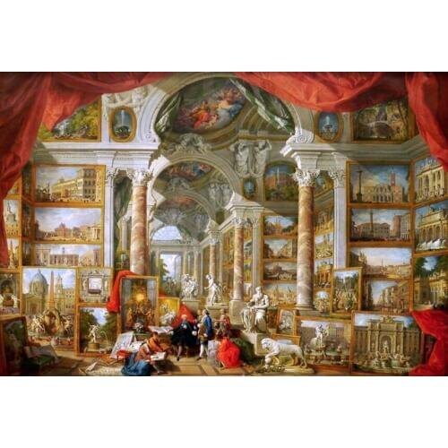 Modern Rome The wooden puzzle 1000 pieces ersion jigsaw puzzle white card adult childrens educational toys