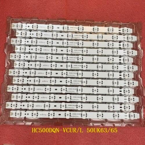 60pcs/set LED Backlight Strip for LG 50UK6520PSA 50UK6520 50UK6510PSF 50UK6510 50UK6500 50UK6470 HC500DQN-VCUR/L 50UK63/65_INX