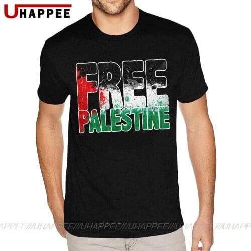 Free Palestine T-Shirt Guys Harajuku Tshirt for Men Short Sleeved Cheap Branded Top Apparel