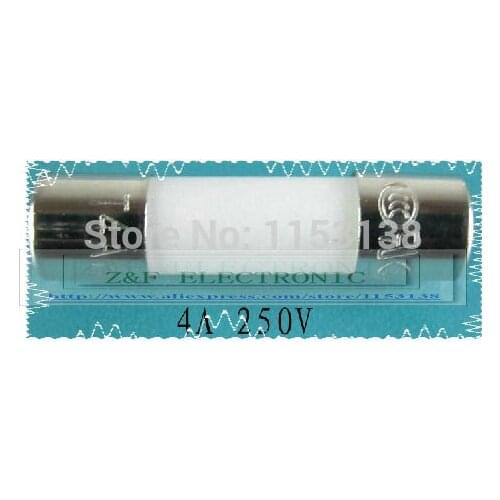 Fuse tube / ceramic fuse T4AH250V T4A250V 4A 250V 5*20MM 100PCS/LOT