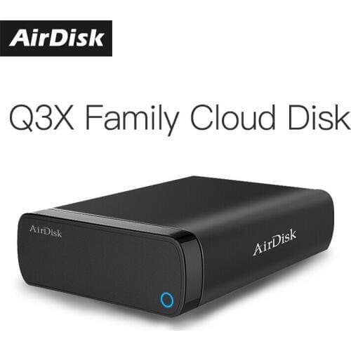 Airdisk Q3X Mobile networking hard Disk USB3.0 NAS Family Network Cloud Storage 3.5" Remotely Mobile Hard Disk Box(NOT HDD)