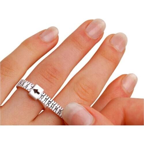 1-17 USA Sizes Professional Ring Measure sizer US Official American Finger Measure Gauge Men and Womens Sizes Jewelry Accessorie