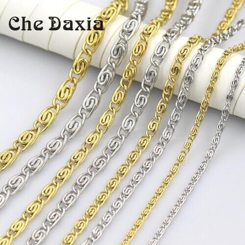 10m/piece) Stainless Steel Link Chains For DIY Mens Bracelet Necklace Chains Luggage accessories chain