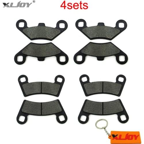 XLJOY 4sets Front Rear Brake Pads For Polaris Razor RZR 800, 800 S, 800 EPS, RZR 570, 570 EPS