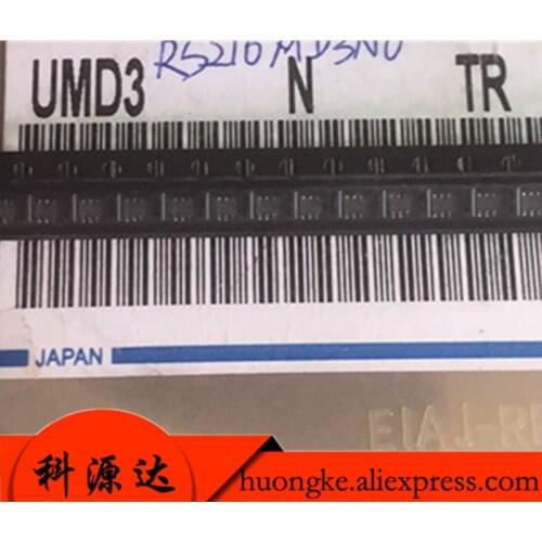 50pcs/lot UMD3N UMD3 UMD3NTR Mark D3 SOT-363 Bipolar Transistors - Pre-Biased NPN/PNP 50V 50MA