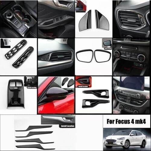 Car Styling Accessories Special External Interior Decorative Sticker Trim Case For Ford Focus 4 mk4 Sedan Hatchback 2019-2020
