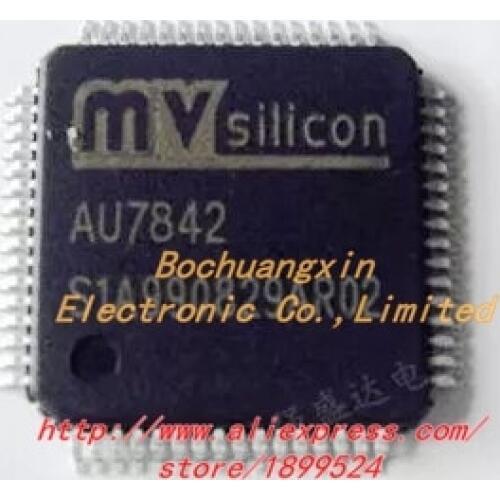 Free shipping AU7842 USB HOST MP3/WMA DECODER SOC QFP-64