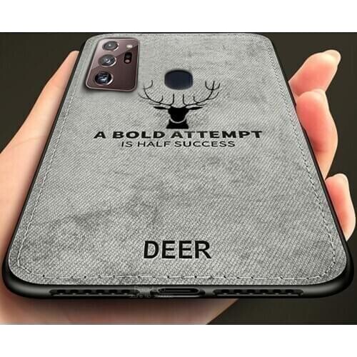 For samsung galaxy Note 20 Ultra case Cloth Fabric cases sumsung note20 20Ultra note20+ Silicone deer pattern phone cover coque