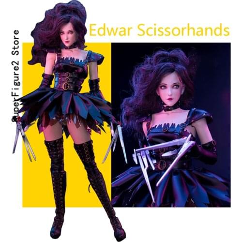 FLAGSET FS-G001 1/6 Scissor h ands Girl Figure Model 12'' Female Soldier Action Body Full Set Toys for Collection New Arrival