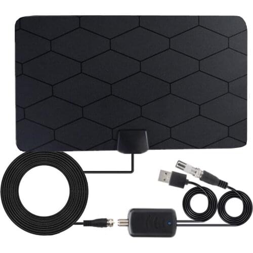 Hengshan old 2021 new indoor HD digital TV antenna 3000 miles signal receiver built-in amplifier DVB-T2 ISDBT signal receiver