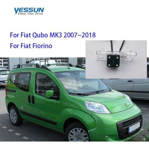Yessun IP67 Rear View Camera For Fiat Fiorino for Fiat Qubo MK3 2007~2018 CCD backup reverse camera/license plate bulb camera