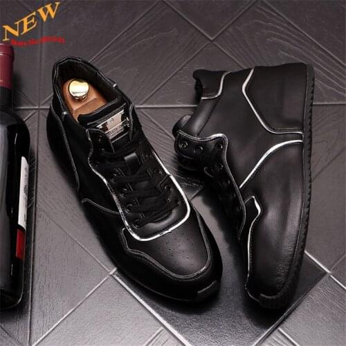 High Quality Luxury Men Casual Shoes Hip Hop Designer Sneakers Trainers Thick Bottom Platform Shoes Zapatillas Hombre