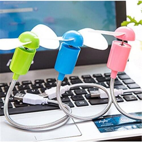 USB Mini Fan Notebook Desktop Cooling Fan Cooler Plastic Easy to carry Air Conditioning Appliances For Computer and power Bank