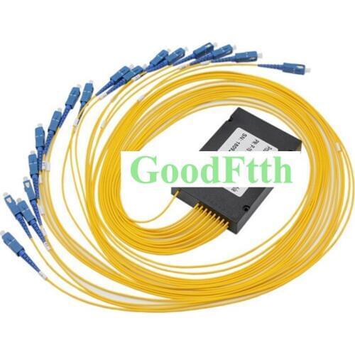 Optical PLC Splitter Coupler 1X16 SC-SC UPC SM ABS BOX GoodFtth