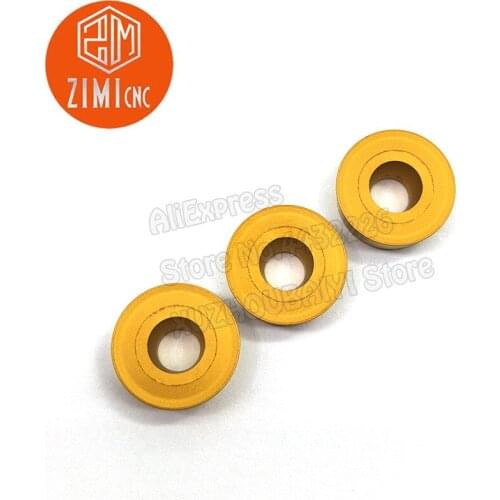 Carbide blade RCMX1204MO YBC251 Round Milling Blade R6 CNC Milling Blade Boring Blade Plane Milling Cutter