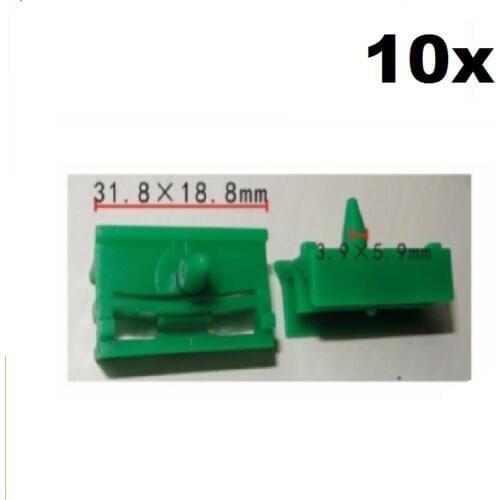 X10 pcs Rocker Panel Door Sill Moulding Clips Fasteners 51718184574 For BMW:E36 E46 E90 E91 3 Series