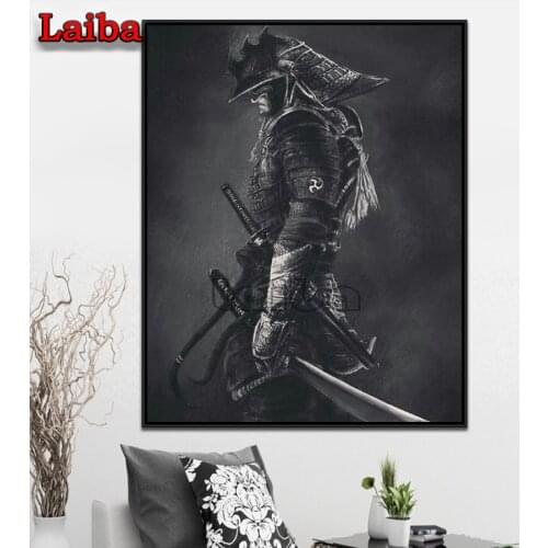 Japan Samurai,5d diamond painting full Square/Round Drill mosaic of rhinestones diamond embroidery MAN cross-stitch home decor