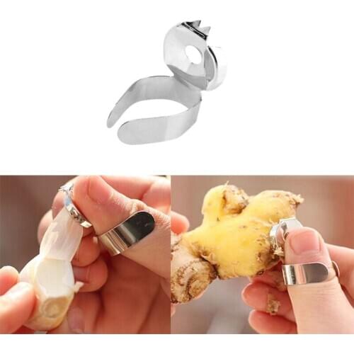 1Pc Stainless Steel Garlic Peeler Garlic Ginger Peelers Zesters Cooker Kitchen Tool Accessories