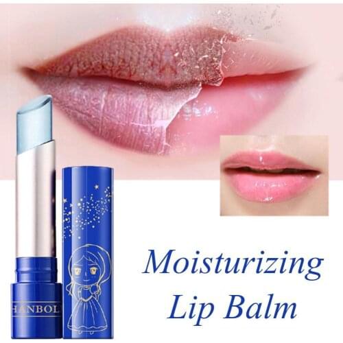 1pcs Gold Leaf Jelly Moisturize Lipstick Makeup Temperature cosmetic Color Change Lips Balm Women Nourish Lip Long-lasting C2Q3