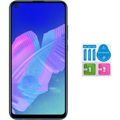 1x tempered glass Protector for Huawei P40 Lite E generic screen not complete Lcd glass with Kit - Gmobils