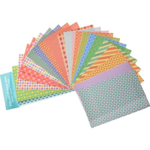 20x Colorful Polaroid Masking Craft Washi Photo Decoration Stickers Tape Paper
