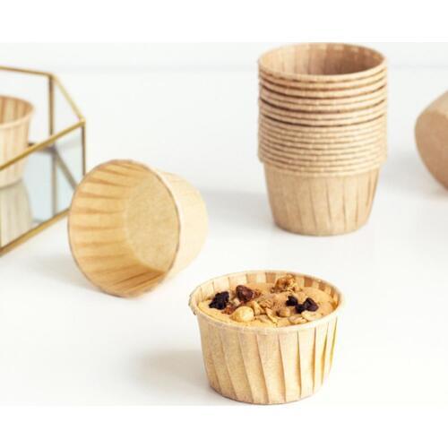 50pcs Cupcake Baking Wrapper Paper Oilproof Muffin Cupcake Paper Cup Wedding Party Caissettes Cupcake Liner Baking Cup Tray Case