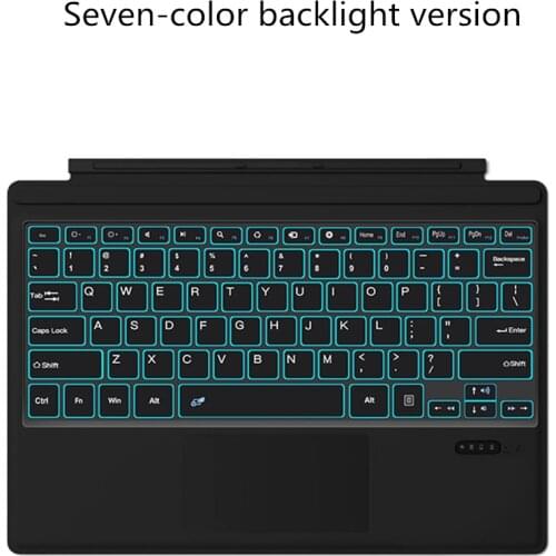 For Microsoft Surface Go First And Second Generation Wireless Tablet BT 3.0 Tablet Keyboard Seven-color Back Light Version