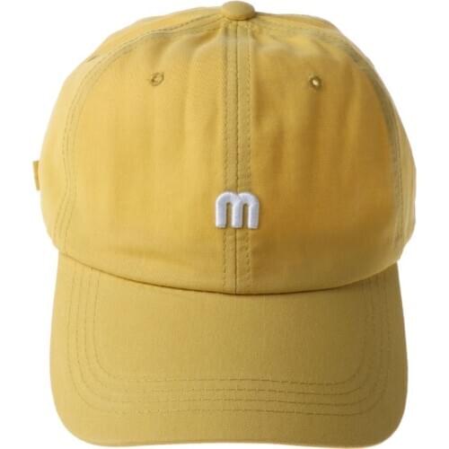 Women Men Couple Summer Cotton Baseball Cap Alphabet Letter Embroidery Solid Color Harajuku Hip Hop Street Snapback Hat