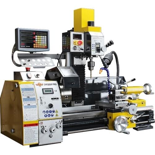 JYP300VF household lathe, small multi-function lathe, bench drill, turning, drilling and milling machine, metal milling machine