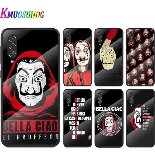 Money Heist House For Samsung Note 20 10 9 8 Ultra Lite Plus 5G A70 A50 A40 A30 A20 A10 Tempered Glass Phone Case