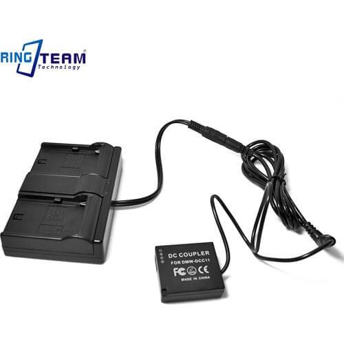 Dual Channel NP-F550 F970 Battery Power Supply Adapter + DMW-DCC11 for Panasonic Lumix Cameras DMC-GF6 GF5 GF3 GF3K GX7 S6 S6K