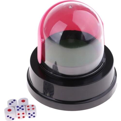 Electric Lucky Number Picking Machine Lottery Bingo Game Shake Lucky Dices Adult Party Club Drinking Game Dice