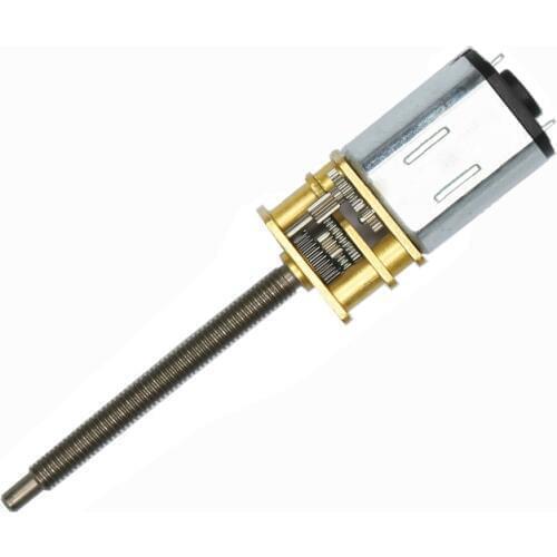 GM12-N20 DC geared motor, fixed wing landing gear special motor, screw shaft motor,, reduction ratio 1:50