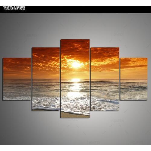 HD Printed Painting Canvas Printing Seascape painting Room decor print poster picture canvas Framed Art HG-052