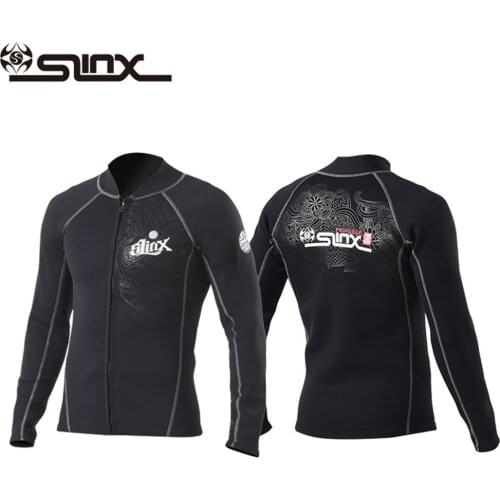 2MM Diving Jacket Neoprene Men And Women Swimming Snorkeling Surf Diving Split Suit Sunscreen Long Sleeve Warm Diving Suit