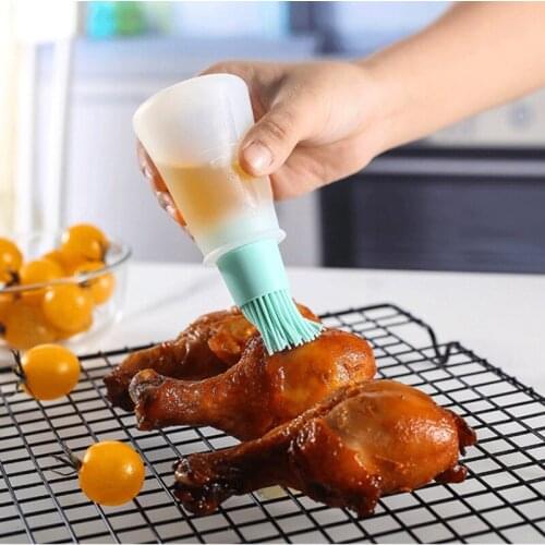 Newest Silicone Baking Bakeware Bread Cook Brushes Pastry Oil BBQ Basting Brush Tool Kitchen Accessories Gadget Pancake Brush