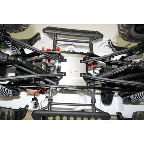 Rc car parts,Stainless steel chassis protecting plate for AXIAL SCX10 90035 90047 90037 90037 90021