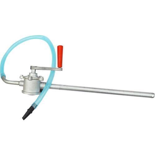 Hand Crank Aluminum Alloy Oil Pump Car Truck Fuel Oil Gasoline Diesel Transfer Hand Pump Suction Water Chemical Liquid Pump