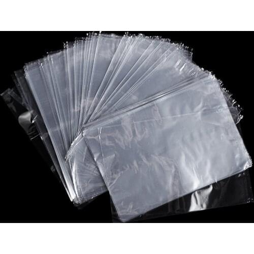 New 100pcs/pack PVC Shrink Wrap Bags Heat Sealing Film Wrapping For Soap Book Bath Shoe Seal Baskets Packaging Shrink Wrap Bags