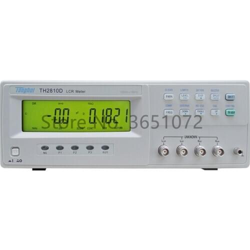 TH2810D 100Hz, 120Hz, 1kHz, 10kHz ESR Meter RLC Meter