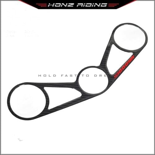 For BMW S1000RR 2009- 2014 Motorcycle Carbon Fiber Top Triple Clamp Yoke Sticker