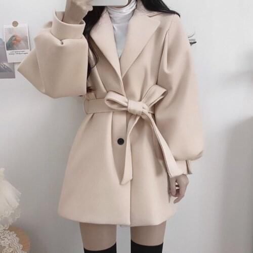 ZAWAHIKI Womens Black Coats